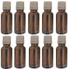(Bild für) 10 Fläschchen à 20 ml aus Braunglas zur Aufbewahrung von ätherischen Ölen, mit Originalverschluss