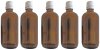 (Bild für) 5 Fläschchen à 50 ml aus Braunglas zur Aufbewahrung von ätherischen Ölen, mit Originalverschluss