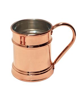 (Bild für) Kupfertasse Humpen - 0,5 Liter verzinnt - zum Schließen ins Bild klicken